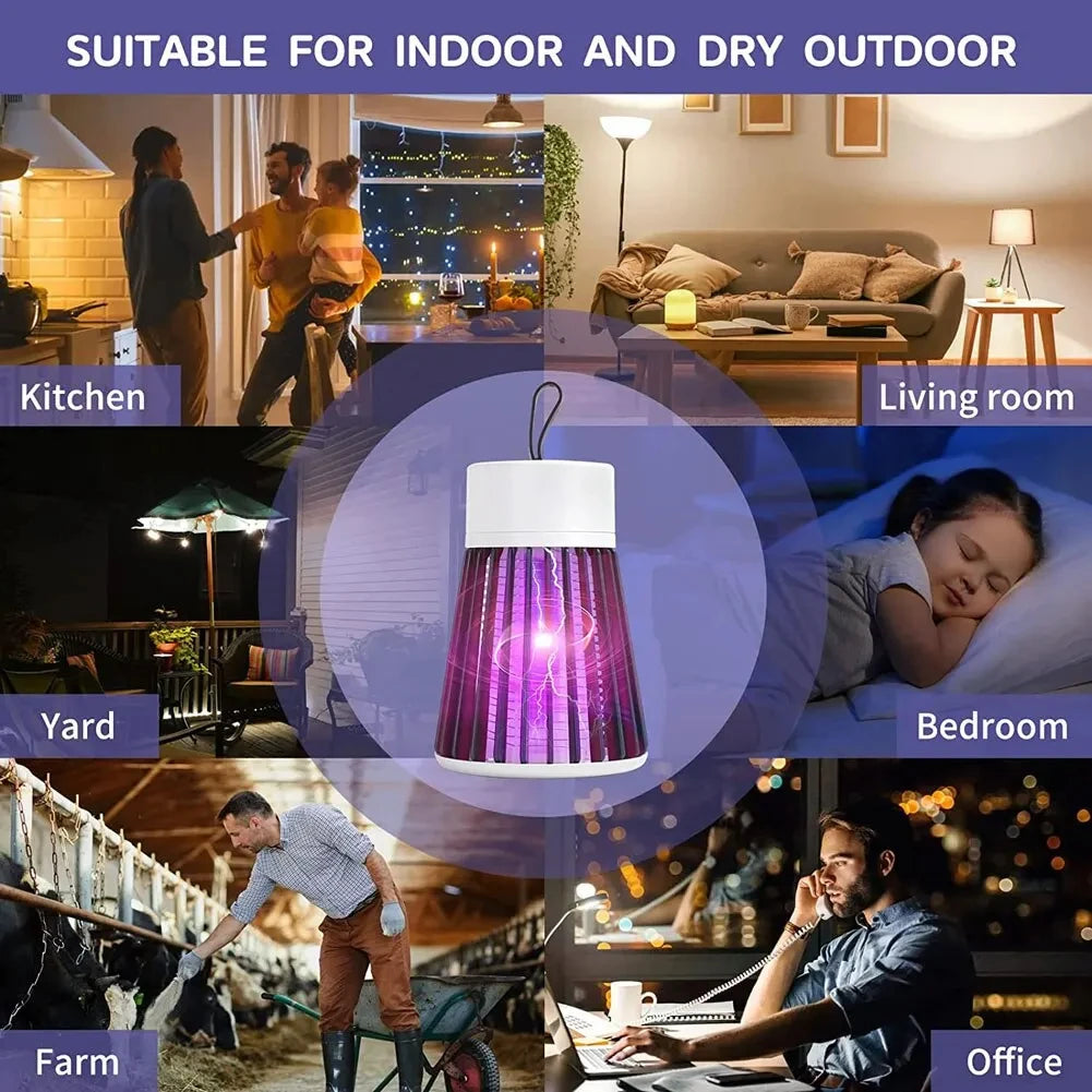 Luminária Elétrica de Ação Istantânea para Insetos