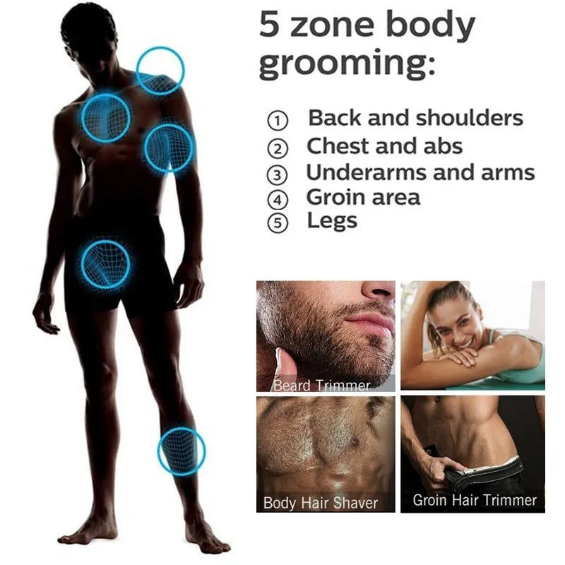 Barbeador Elétrico Masculino a Prova D’agua
